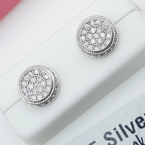 "925 Sterling Silver Cubic Zirconia Earrings, U19254551 - Picture 11 of 11